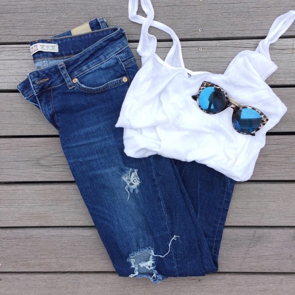 Zara distresses skinny jeans - Picture 2 of 4